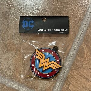 DC Wonder Woman Logo Ornament - Red, Blue, Yellow 2022